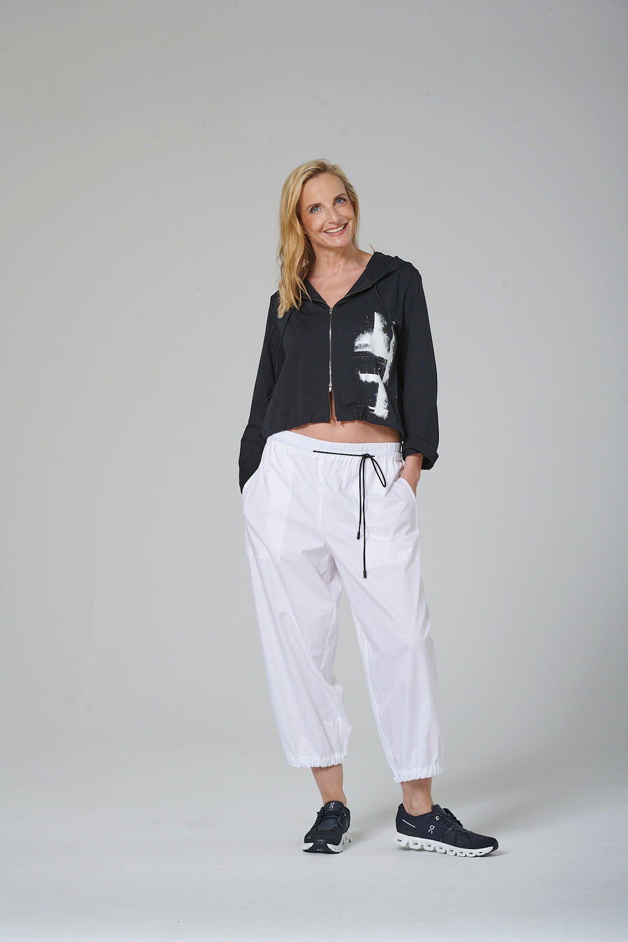 Cotton trousers with elastane (322h2)