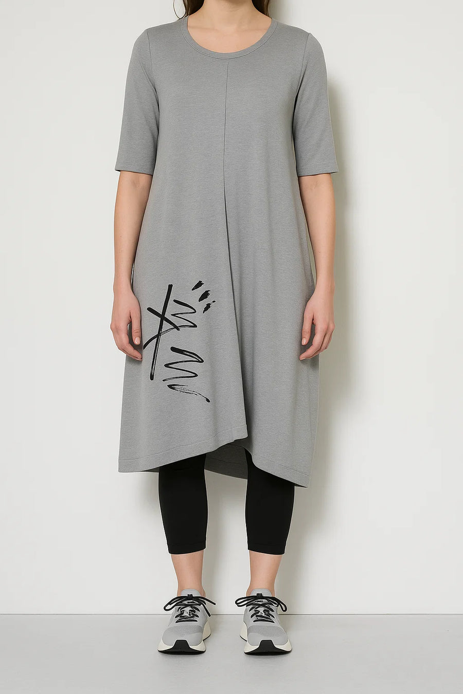 Kleid aus Supima-Baumwolle mit Elasthan (429k1) mit Motivdruck oder Uni  Top5  20% reduziert