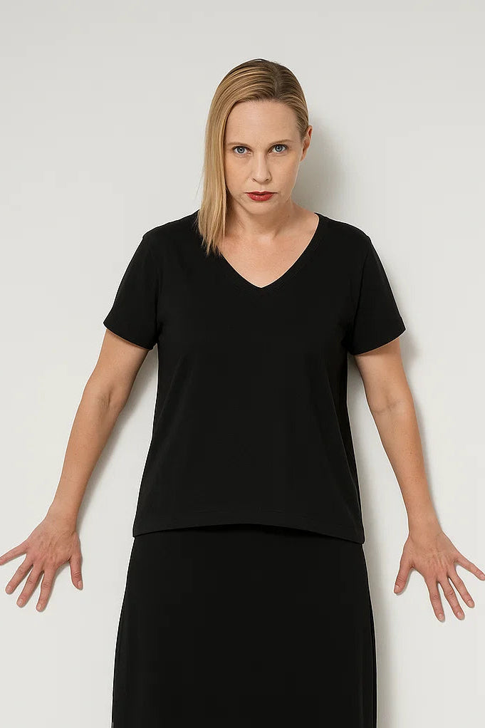Shirt aus Supima-Baumwolle mit Elasthan (429s5)