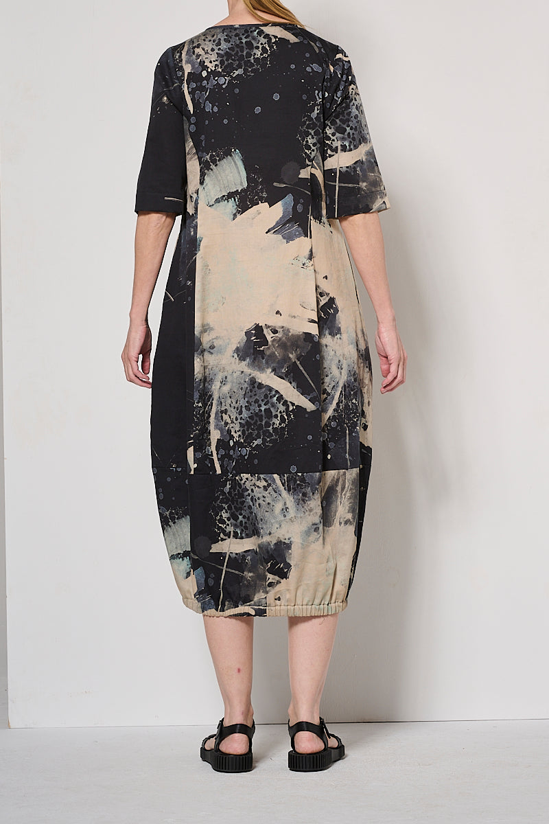 Printed Cotton Dress (433k2)