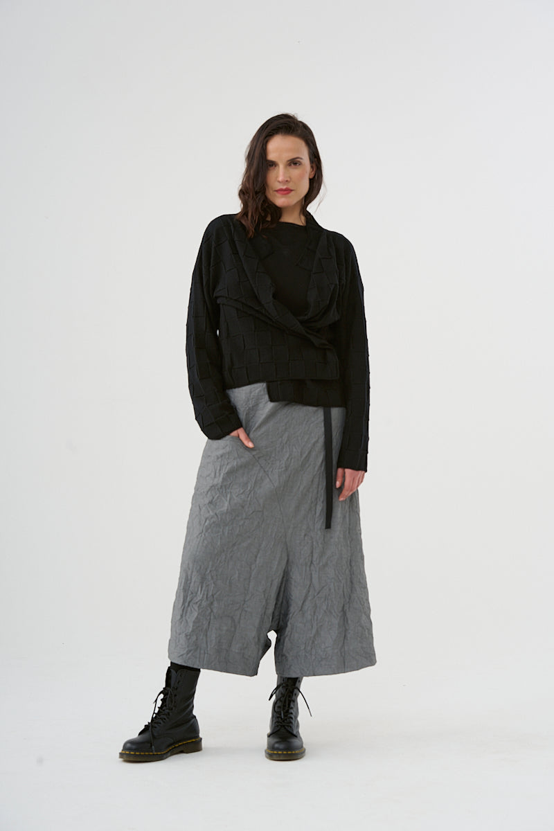 Jacket cardigan (450j5) made of 100% extrafine Merino wool