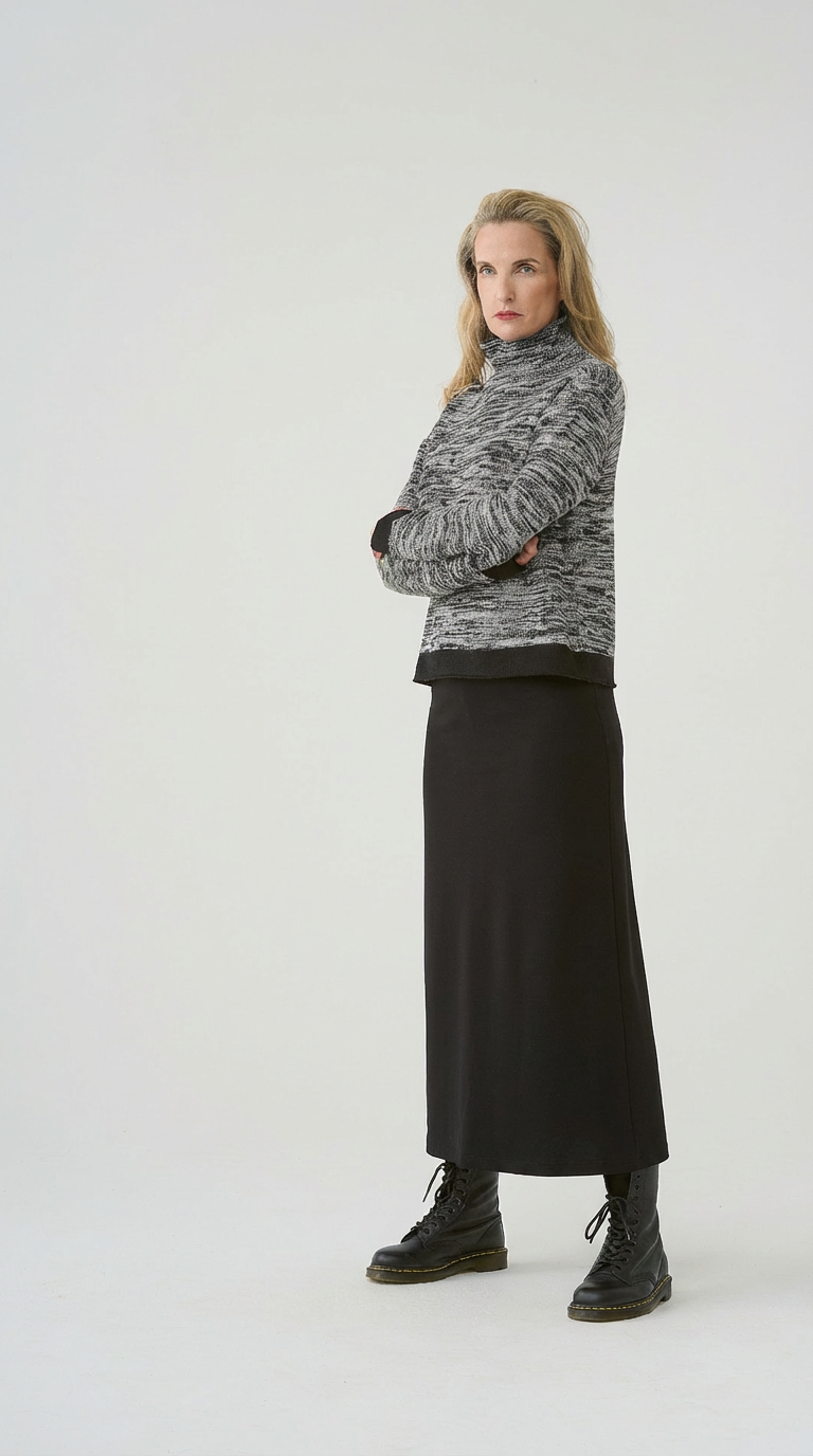 Rock (450r1) aus 100% Merino-Schurwolle extrafine