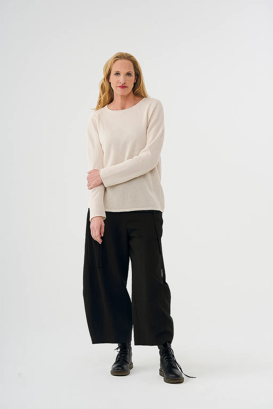 Sweater (451p1) made of merino-cashmere blend Photo provisional