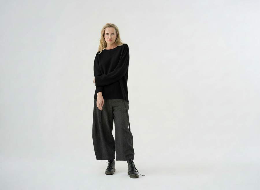 Sweater (451p1) made of merino-cashmere blend Photo provisional