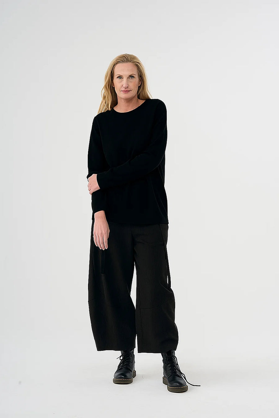 Sweater (451p1) made of merino-cashmere blend Photo provisional