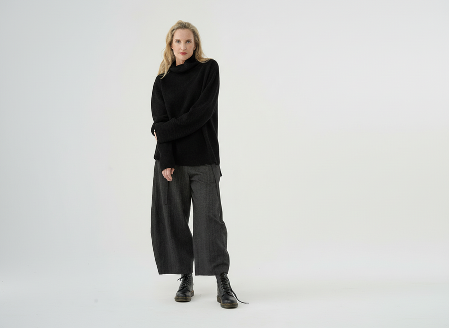 Sweater (451p2) made of merino-cashmere blend