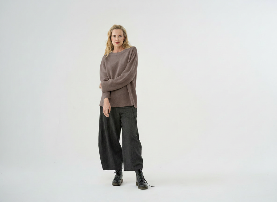 Sweater (451p3) made of merino-cashmere blend Photo provisional