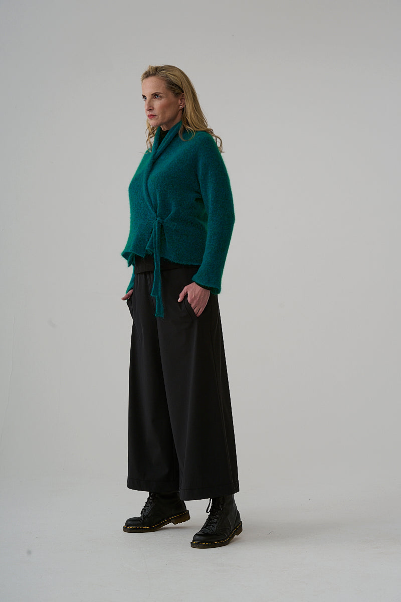 Jacket, cardigan (455j1) made of cozy mohair blend