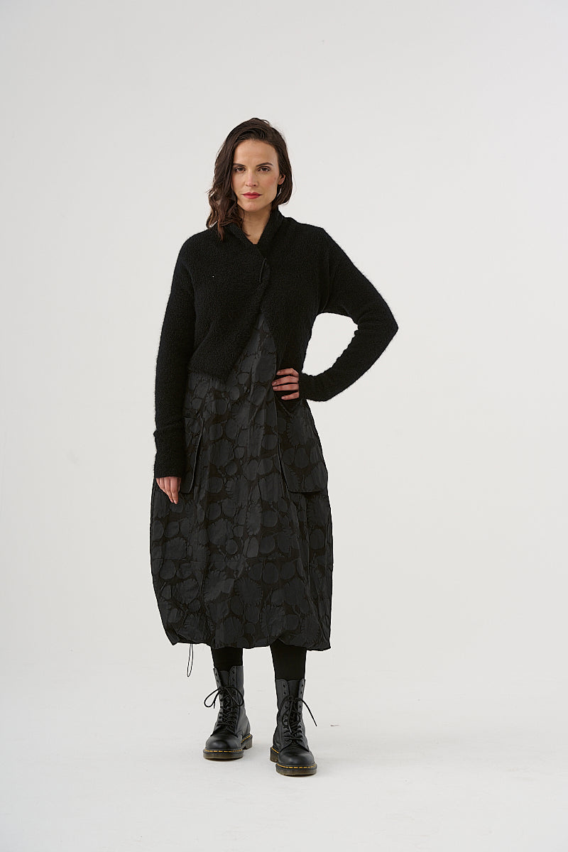 Jacke, Strickjacke,(455j4) aus kuscheligem Mohair-Mischgewebe