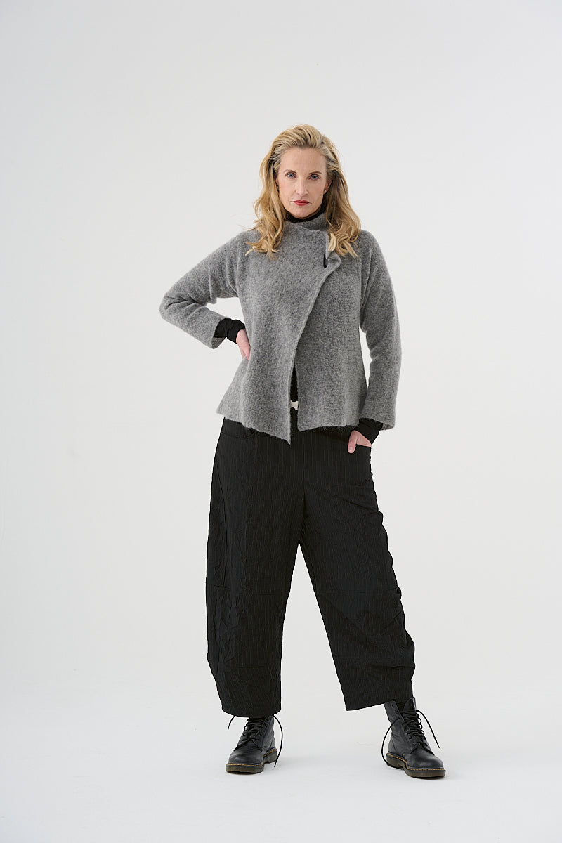 Jacket, cardigan (455j5) made of cozy mohair blend