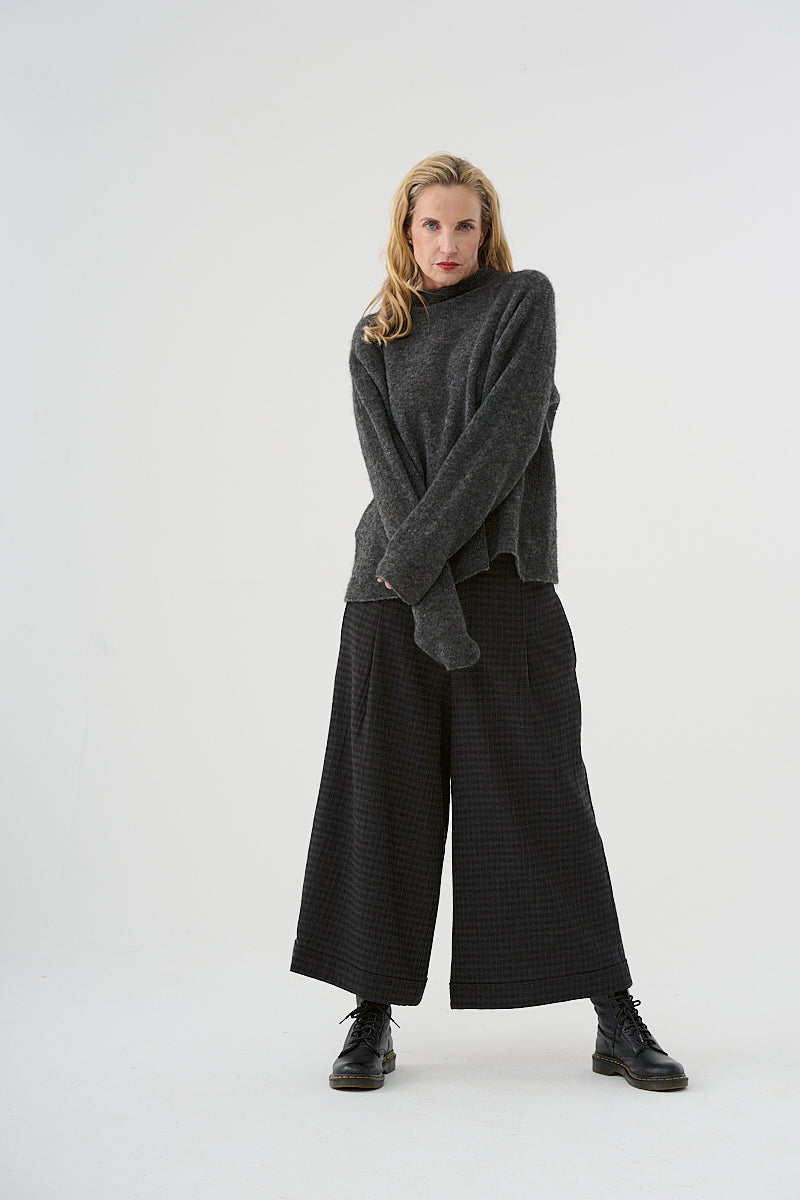Sweater, knitted sweater (455p1) made of cozy mohair blend