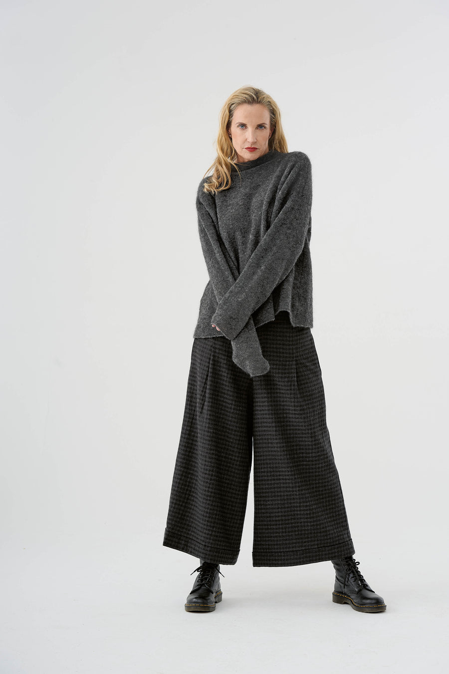 Pullover, Strickpullover (455p1) aus kuscheligem Mohair-Mischgewebe