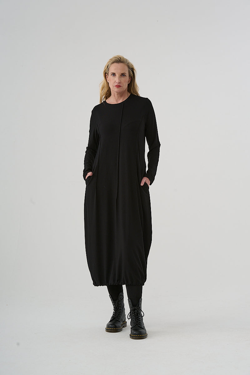 Dress (467k1) made of winter viscose with elastane