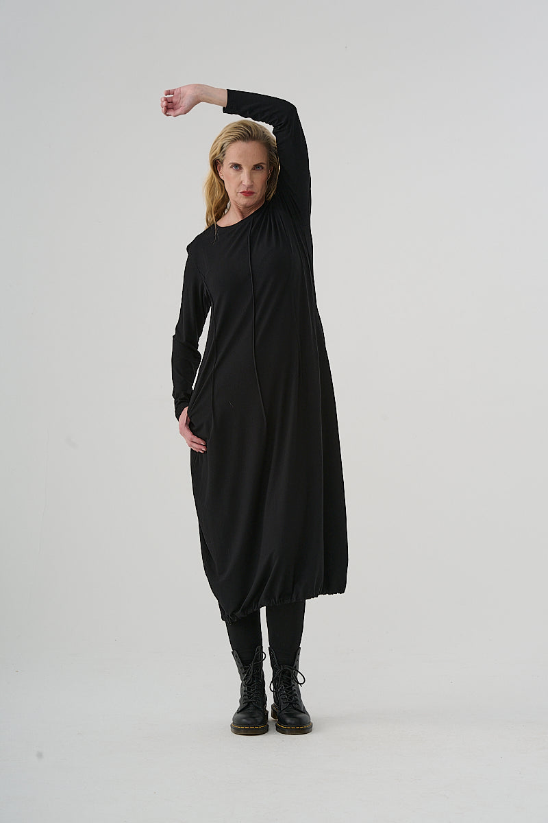Dress (467k1) made of winter viscose with elastane