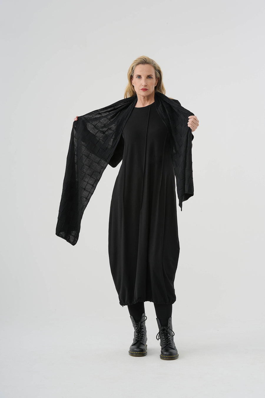 Schal (450z2) aus 100% Merino-Schurwolle extrafine