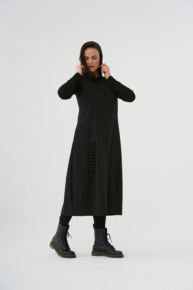 Dress (460k1) made of innovative lyocell blend fabric