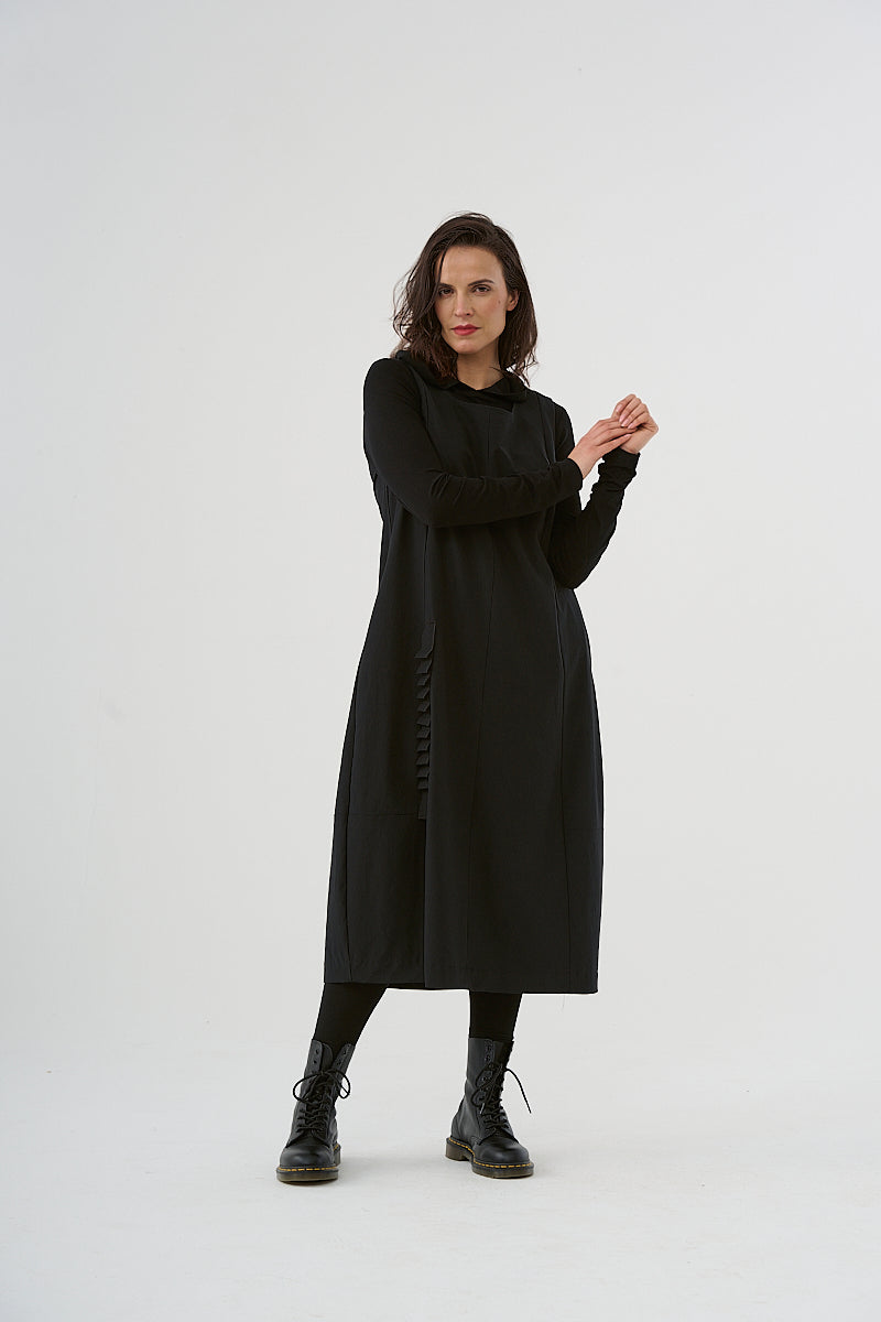 Dress (460k1) made of innovative lyocell blend fabric