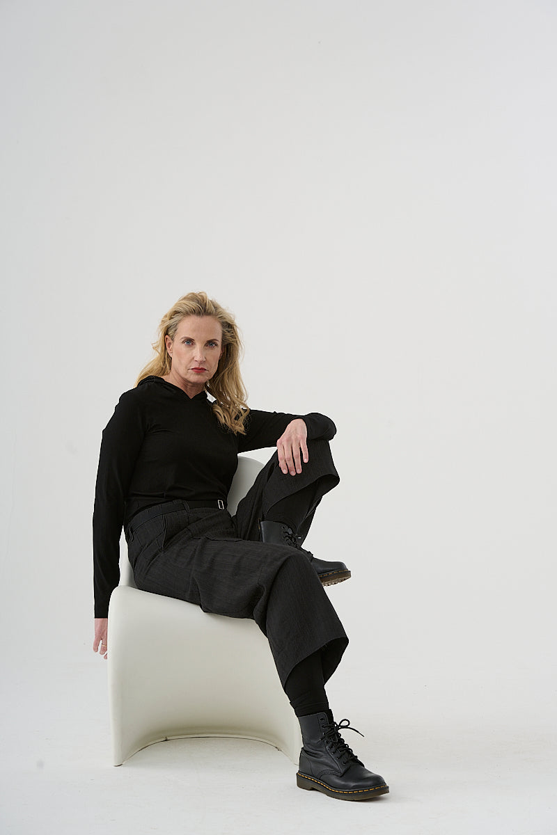 Shirt (467s4) made of winter viscose with elastane