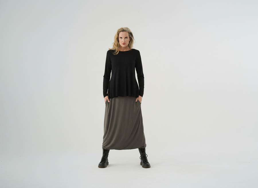 Shirt (467s6) aus Winterviskose mit Elasthan