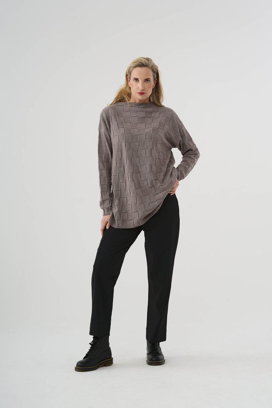 Pullover (450p4) aus 100% Merino-Schurwolle extrafine