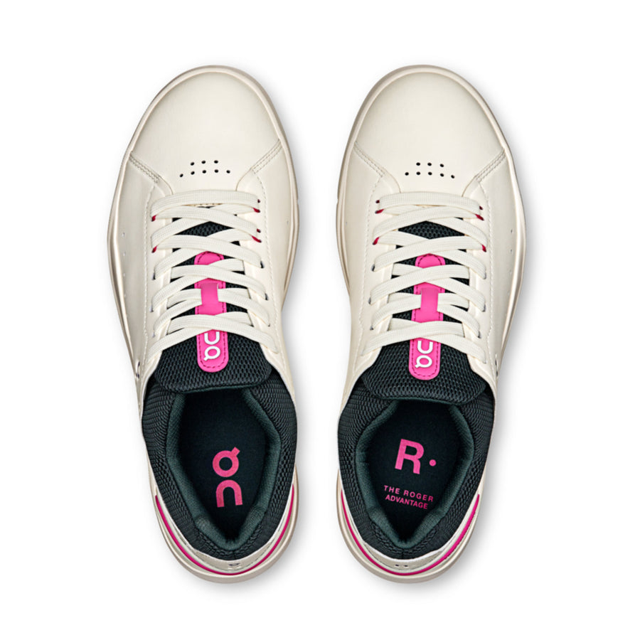 on-running the roger advantage ivory / pink