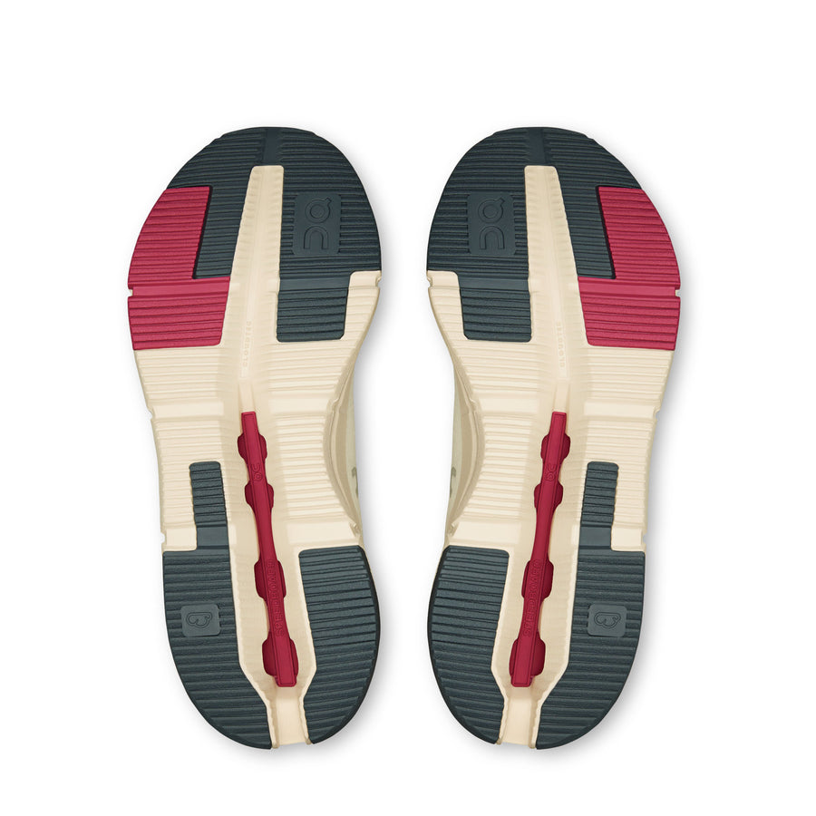 on-running cloudnova 2 ivory/grenadine