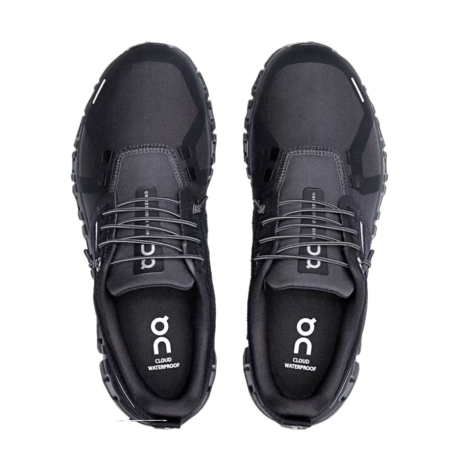 on-running cloud 6 waterproof black / black