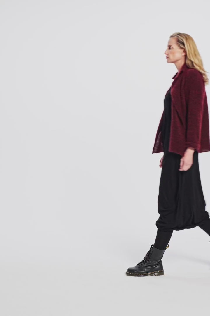 Jacke, Strickjacke (455j2) aus kuscheligem Mohair-Mischgewebe