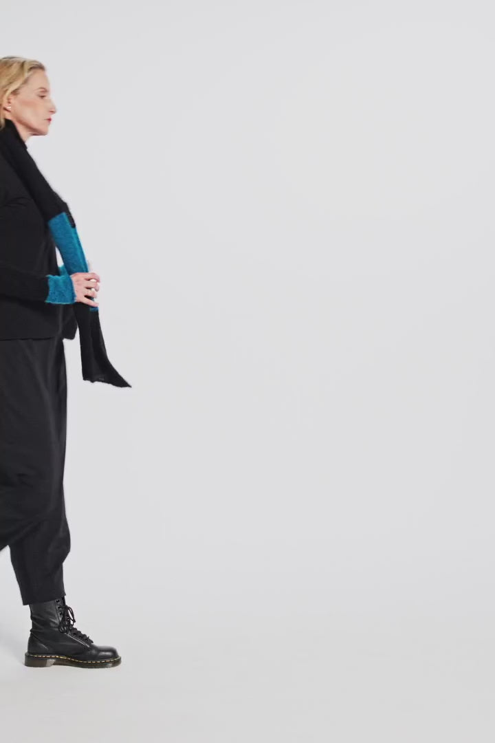 Sweater, knitted sweater (455p1) made of cozy mohair blend