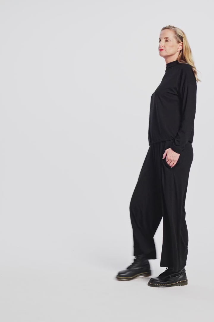 Pants (467h1) made of winter viscose with elastane