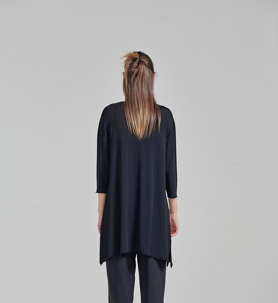 Sweater A-shape from noble viscose mixture
