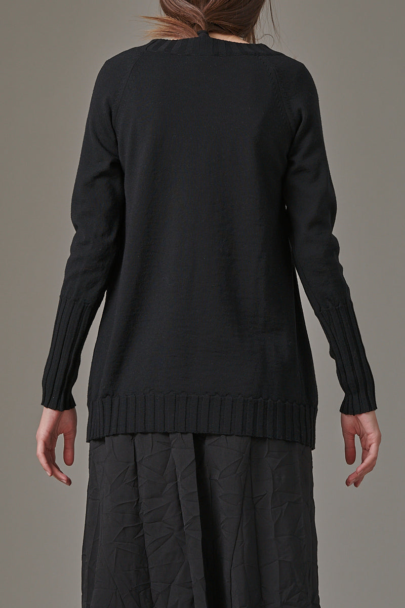 Knitted sweater in Merino extrafine (Item no. 150p2) 